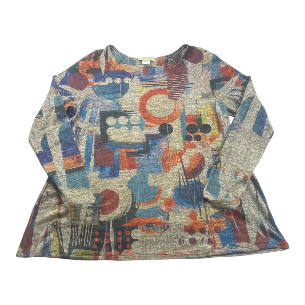 Impulse California Multicolored Womens M Boho Hippie Made in the USA Warm Chic